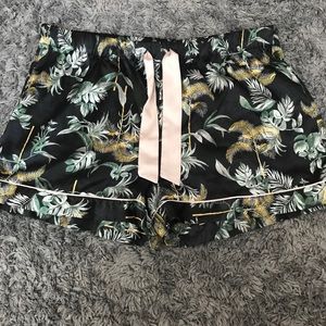 Victoria’s Secret exotic silk sleep shorts
